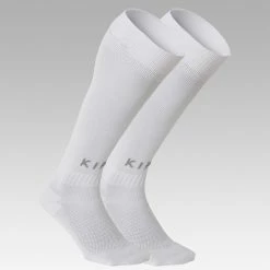 Kipsta Soccer Kids' Football Socks F100 - White