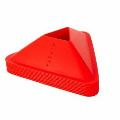 Kipsta Soccer Flat Training Markers 10-Pack Basketball