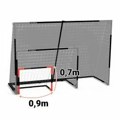 Kipsta Basketball SG 500 Size 5 Football Goal - Navy/Vermilion Red