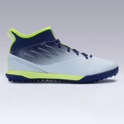 Kipsta Agility 500 Hard Pitch High-Top Soccer Shoes Kids'