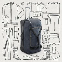 Kipsta Essential 105 L Roller Bag Suitcase