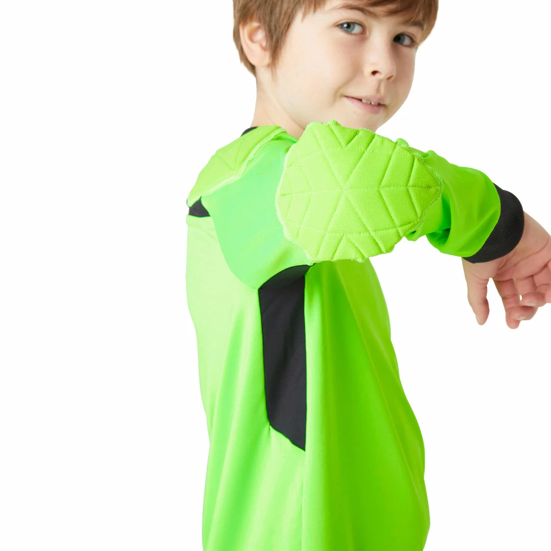 Hot Sale ๐ฏ Kipsta F100 Soccer Goalkeeper ๐ Shirt Kids' ๐ 6 Kipsta F100 Soccer Goalkeeper Shirt Kids'